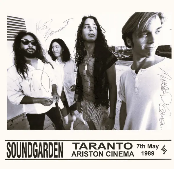 Soundgarden - Taranto Ariston Cinema 7th May 1989 (LP 2025 splatter black & white)