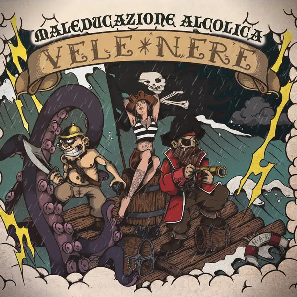 [100102] Maleducazione Alcolica - Vele Nere (LP 2017)